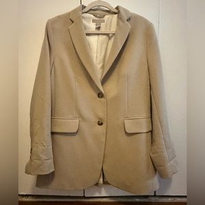 Tan Oversized Blazer